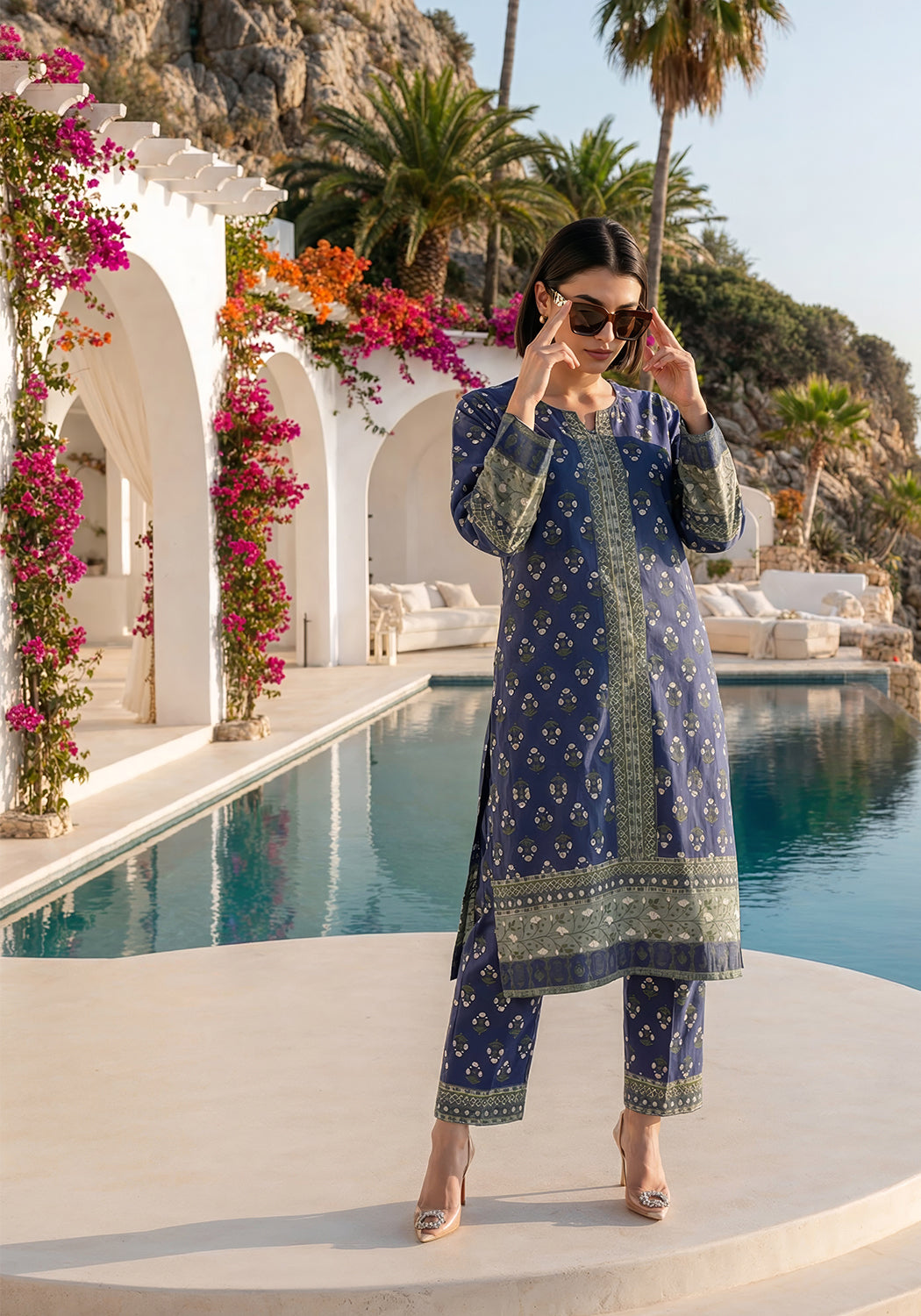 Elysian Glade | Stitched 2 PC | Lawn