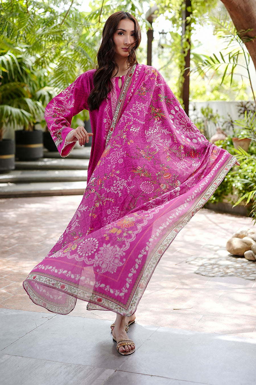 PINK SORBET | Stitched 3 pcs | LAWN