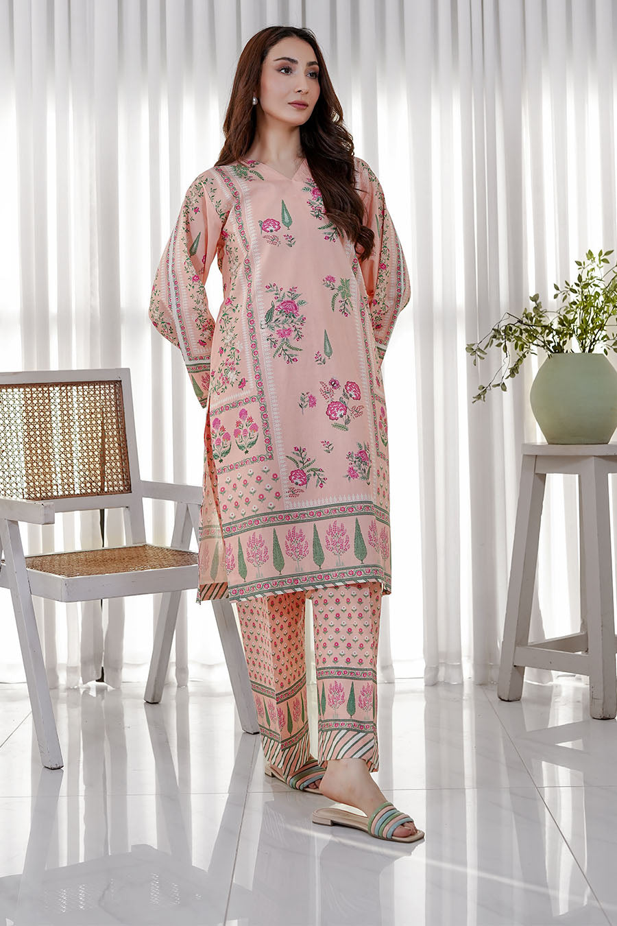 ZOE | Stitched 2 pcs | LAWN