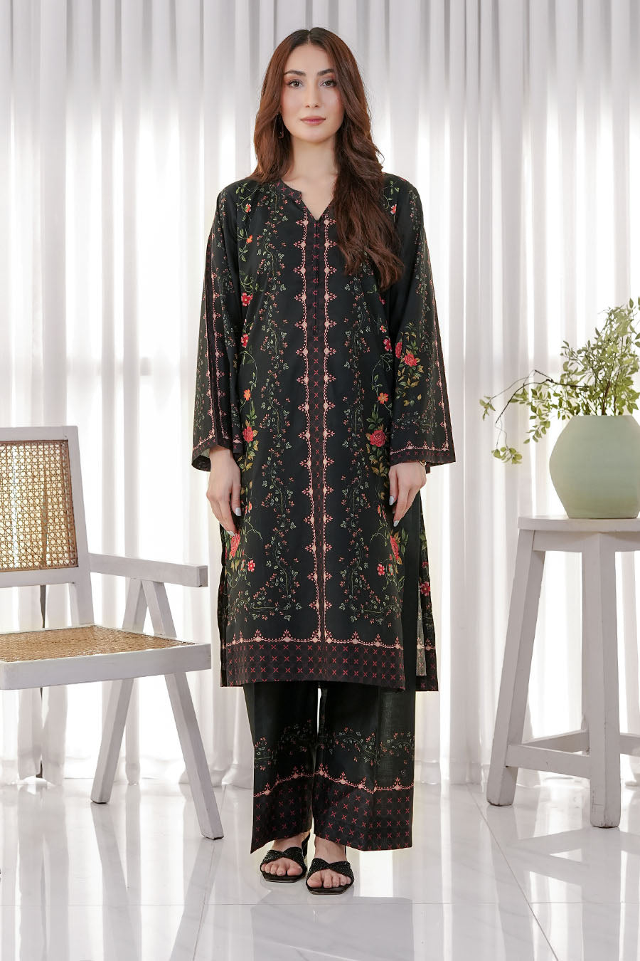 NOOREY | Stitched 2 pcs | LAWN