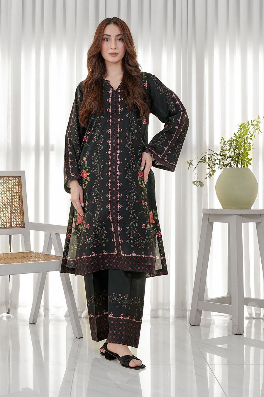 NOOREY | Stitched 2 pcs | LAWN