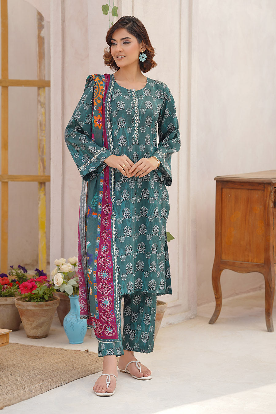 ROSE | Stitched 3 pcs | LAWN