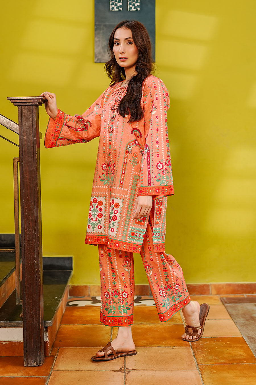 DAYDREAM CORAL | Stitched 2 pcs | LAWN