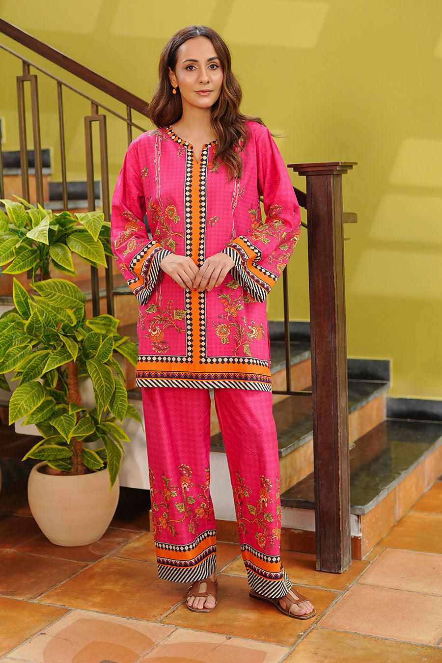 FUCHSIA CHARM | Stitched 2 pcs | LAWN