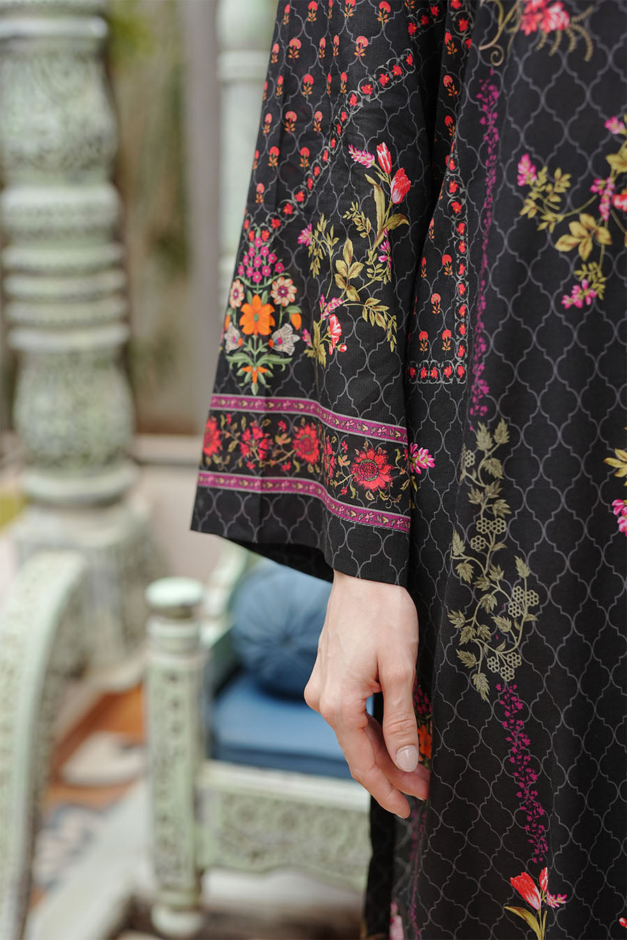 TWILIGHT GARDEN | Stitched 3 pcs | LAWN