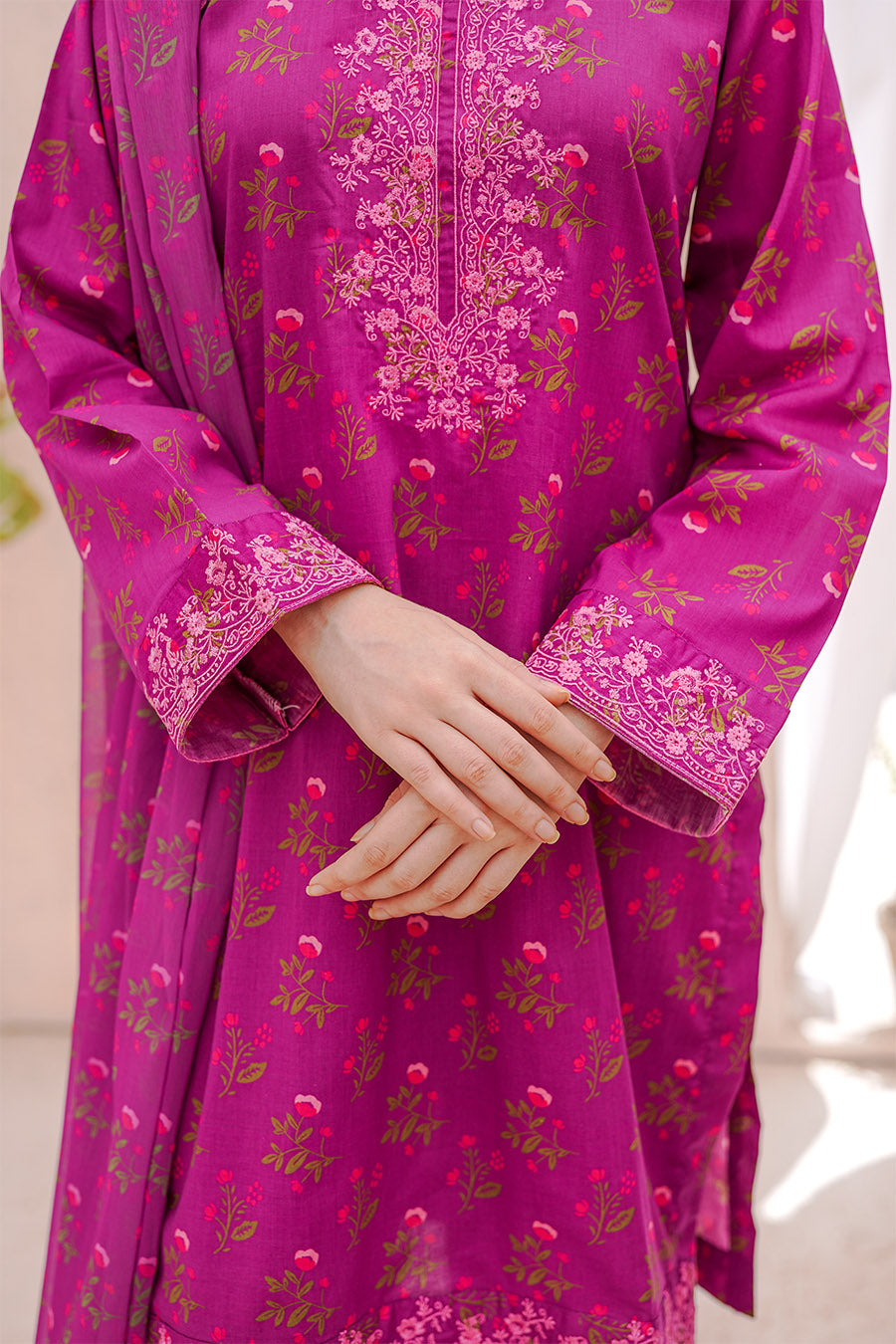 HAYA | Embroidery Stitched 3 pcs | lawn
