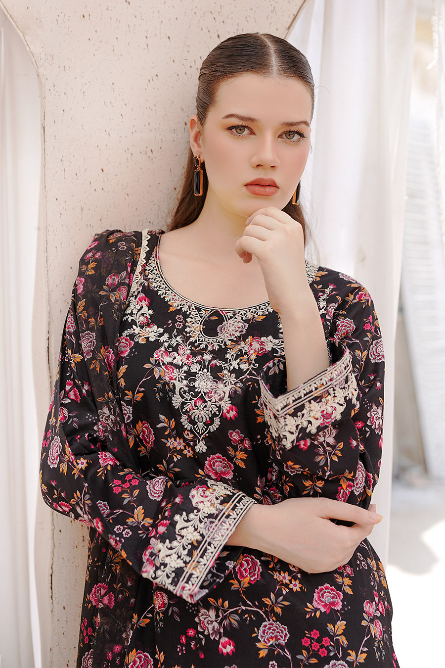 AMARA | Embroidery Stitched 3 pcs | lawn