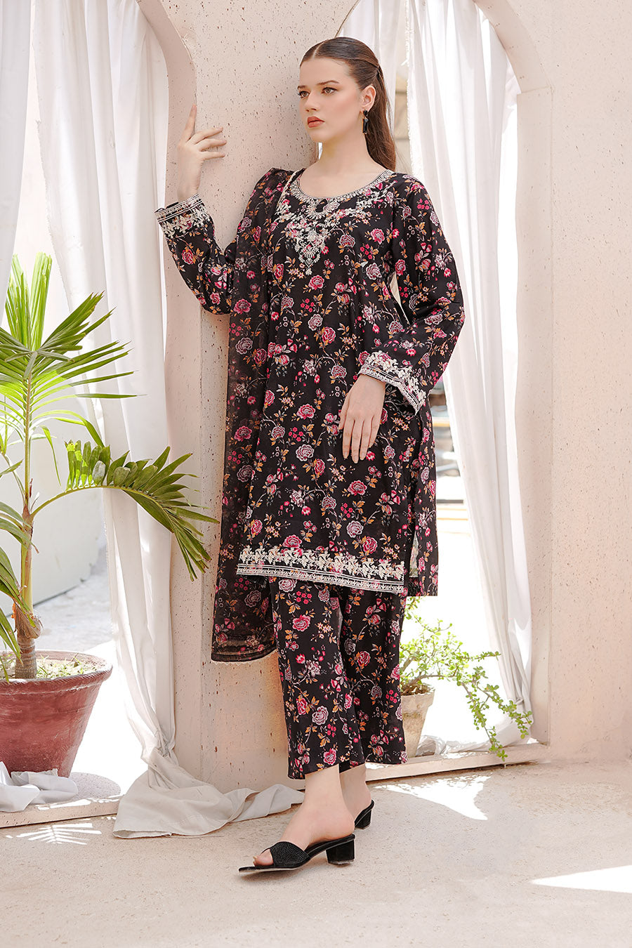 AMARA | Embroidery Stitched 3 pcs | lawn
