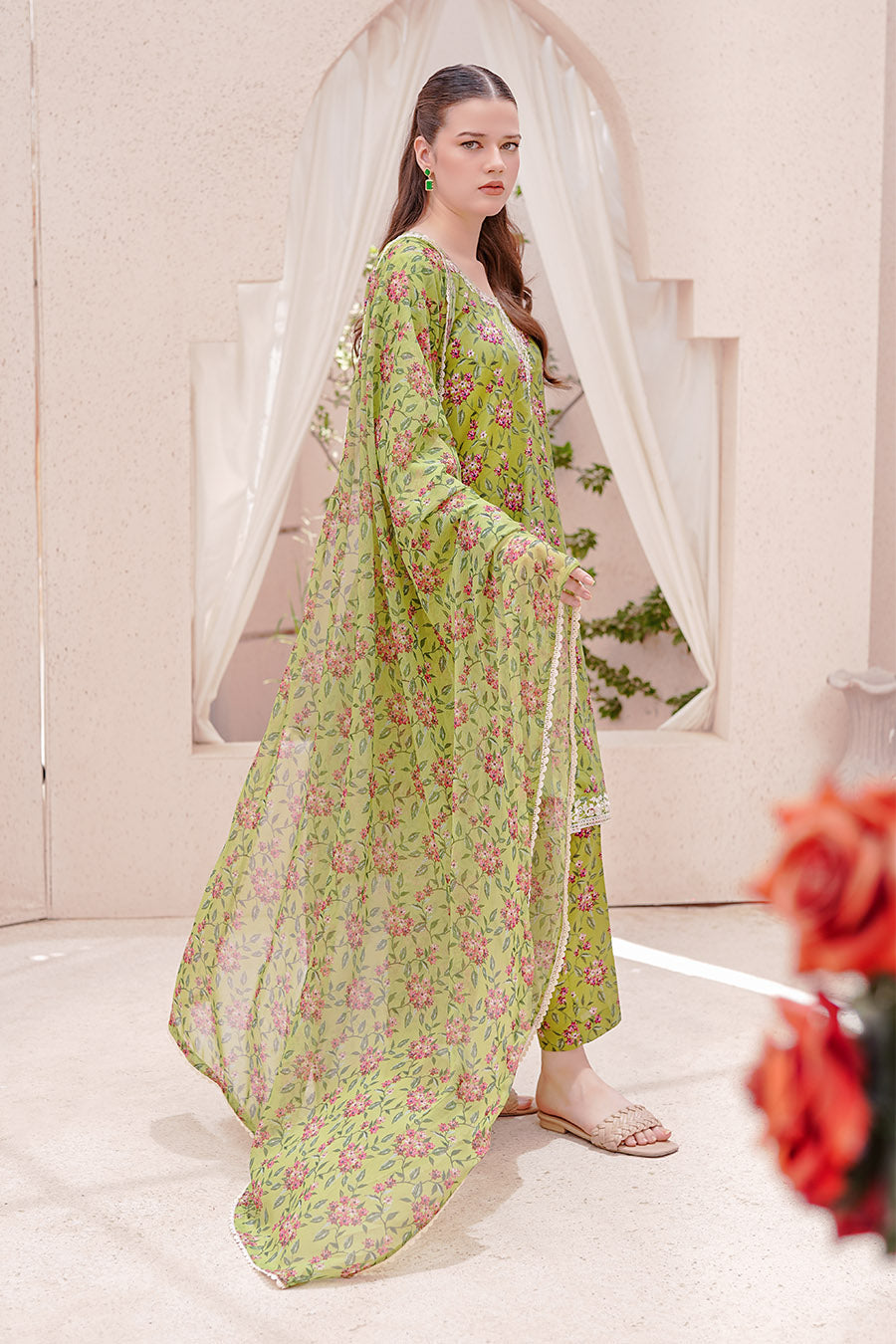 SOFIA | Embroidery Stitched 3 pcs | lawn