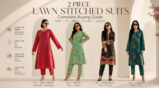 2 Piece Lawn Stitched Suits: Complete Buying Guide