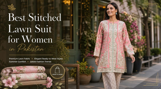 Best Stitched Lawn Suit for Women in Pakistan