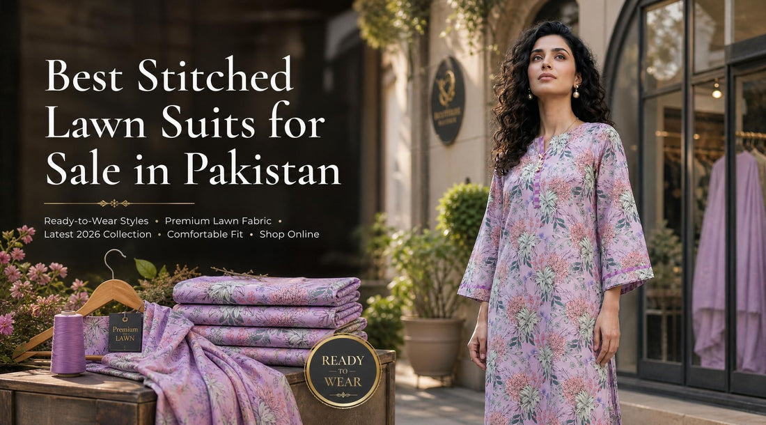 Best Stitched Lawn Suits for Sale in Pakistan