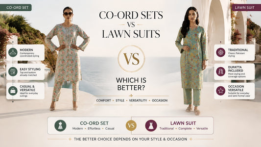 Co-Ord Sets vs Lawn Stitched Suits: Which Outfit Is Better?