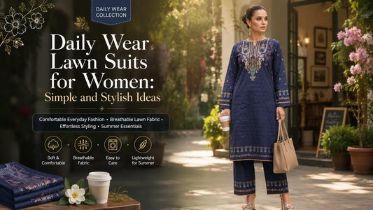 Daily Wear Lawn Suits for Women: Simple and Stylish Ideas