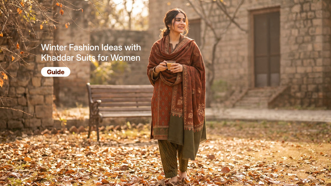 Winter Fashion Ideas with Khaddar Suits for Women