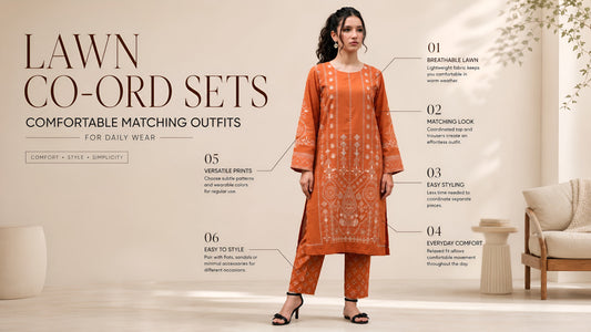 Lawn Co-Ord Sets: Comfortable Matching Outfits for Daily Wear