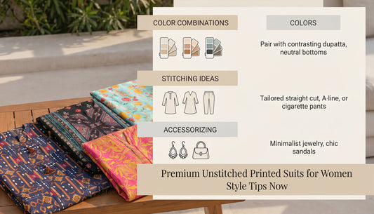 Premium Unstitched Printed Suits for Women Style Tips Now
