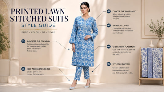 Printed Lawn Stitched Suits for Women: Style Guide