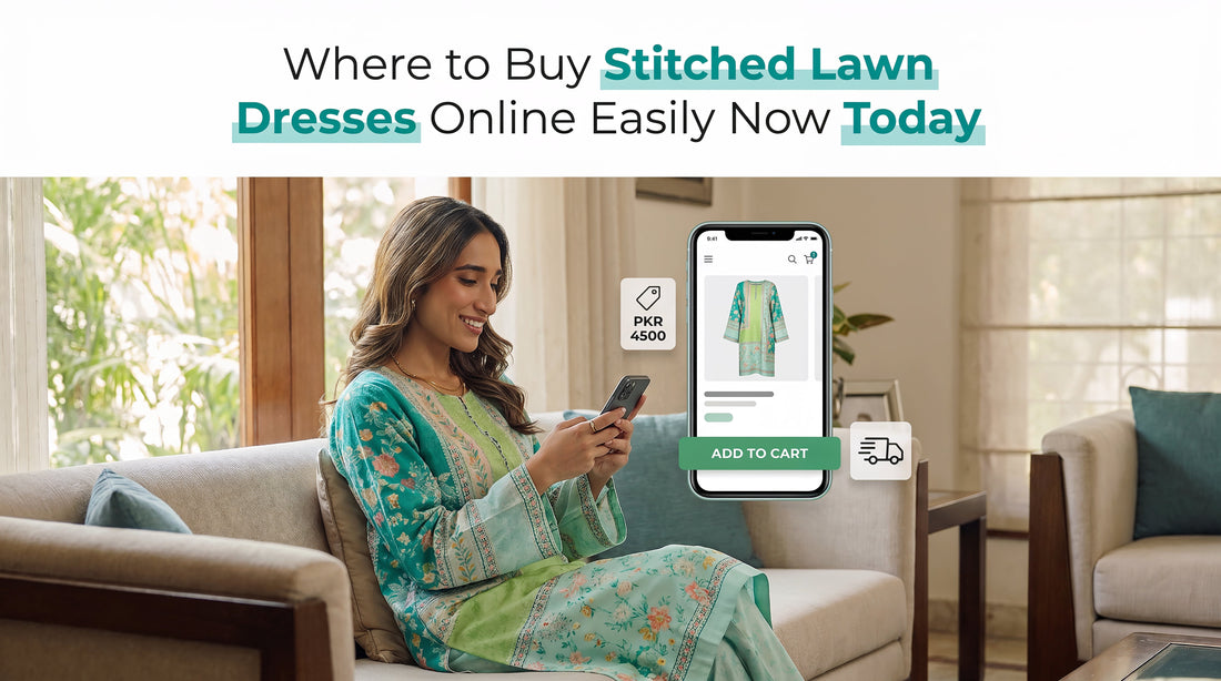 Where to Buy Stitched Lawn Dresses Online Easily Now Today