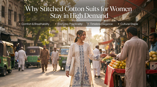 Why Stitched Cotton Suits for Women Stay in High Demand