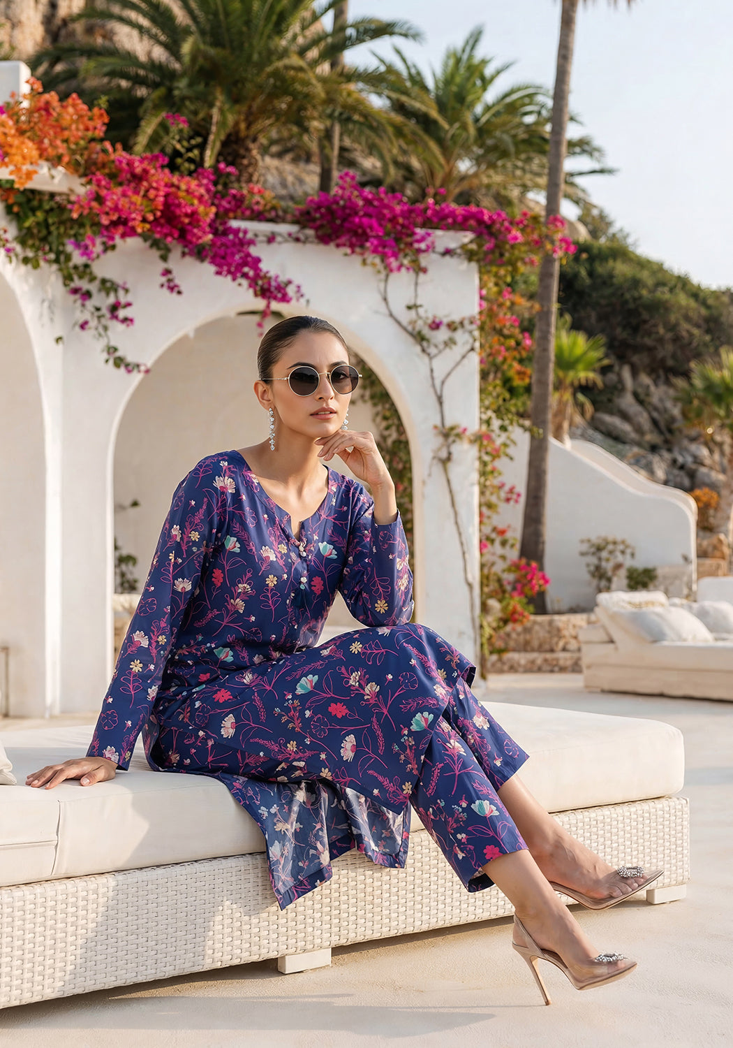 Eclipse Blossom |  Stitched 2 PC | Lawn