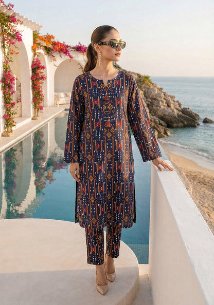 Botanical Bliss | Stitched 2 PC | Lawn