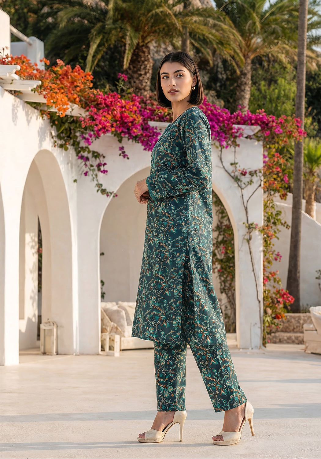 Midnight Aztec | Stitched  2 PC | Lawn