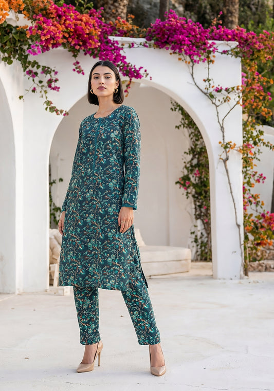 Midnight Aztec | Stitched  2 PC | Lawn