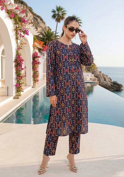 Botanical Bliss | Stitched 2 PC | Lawn