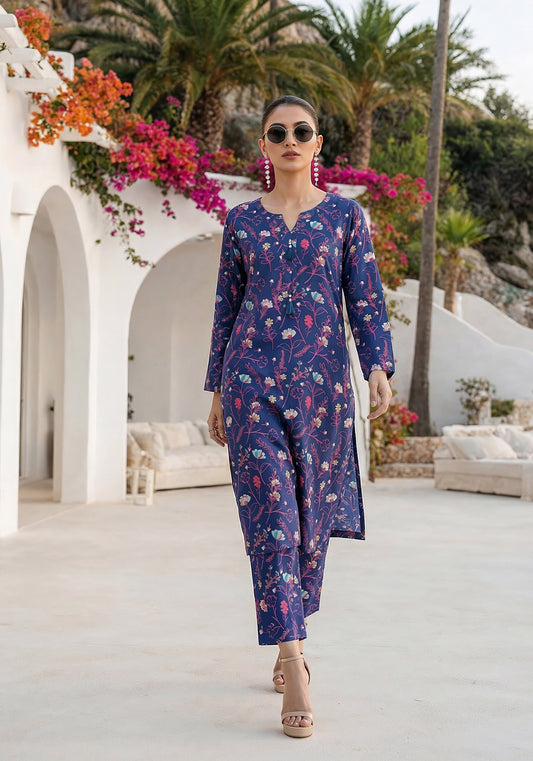 Eclipse Blossom |  Stitched 2 PC | Lawn