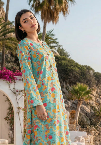Summer Bloom | 2 PC Stitched | Lawn