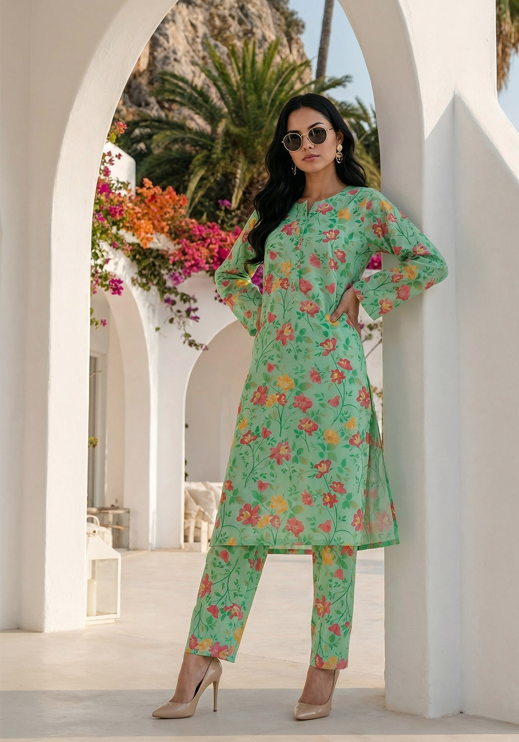 Hibiscus | Stitched 2 PC | Lawn