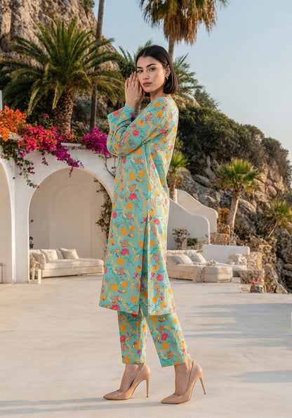 Summer Bloom | 2 PC Stitched | Lawn