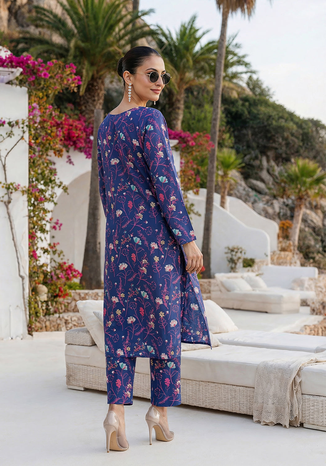 Eclipse Blossom |  Stitched 2 PC | Lawn
