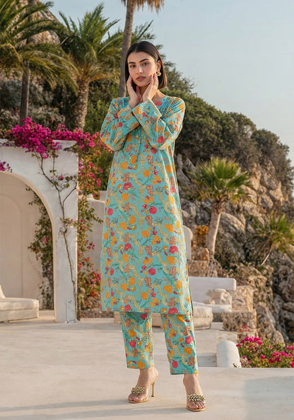 Summer Bloom | 2 PC Stitched | Lawn