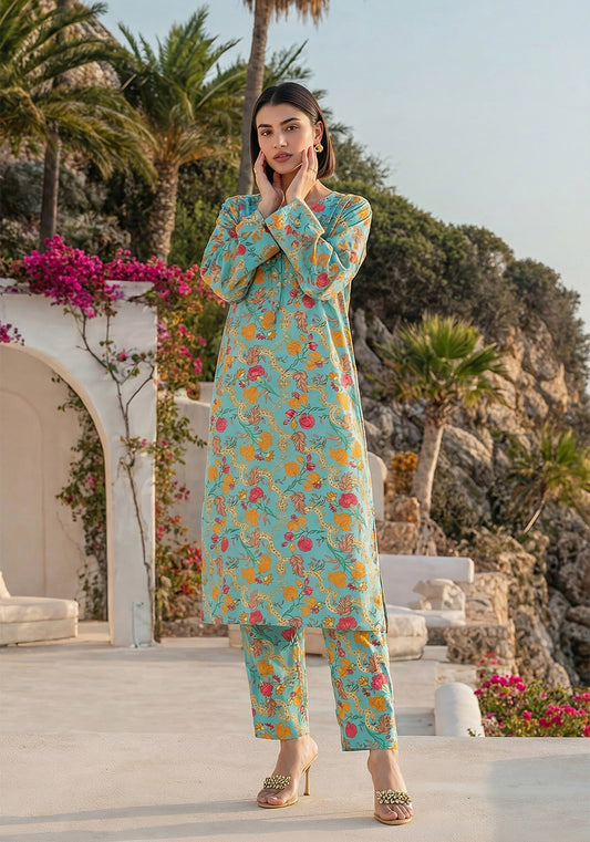 Summer Bloom | 2 PC Stitched | Lawn