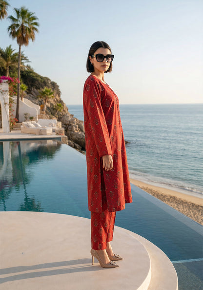 Ember | Stitched 2 PC | Lawn