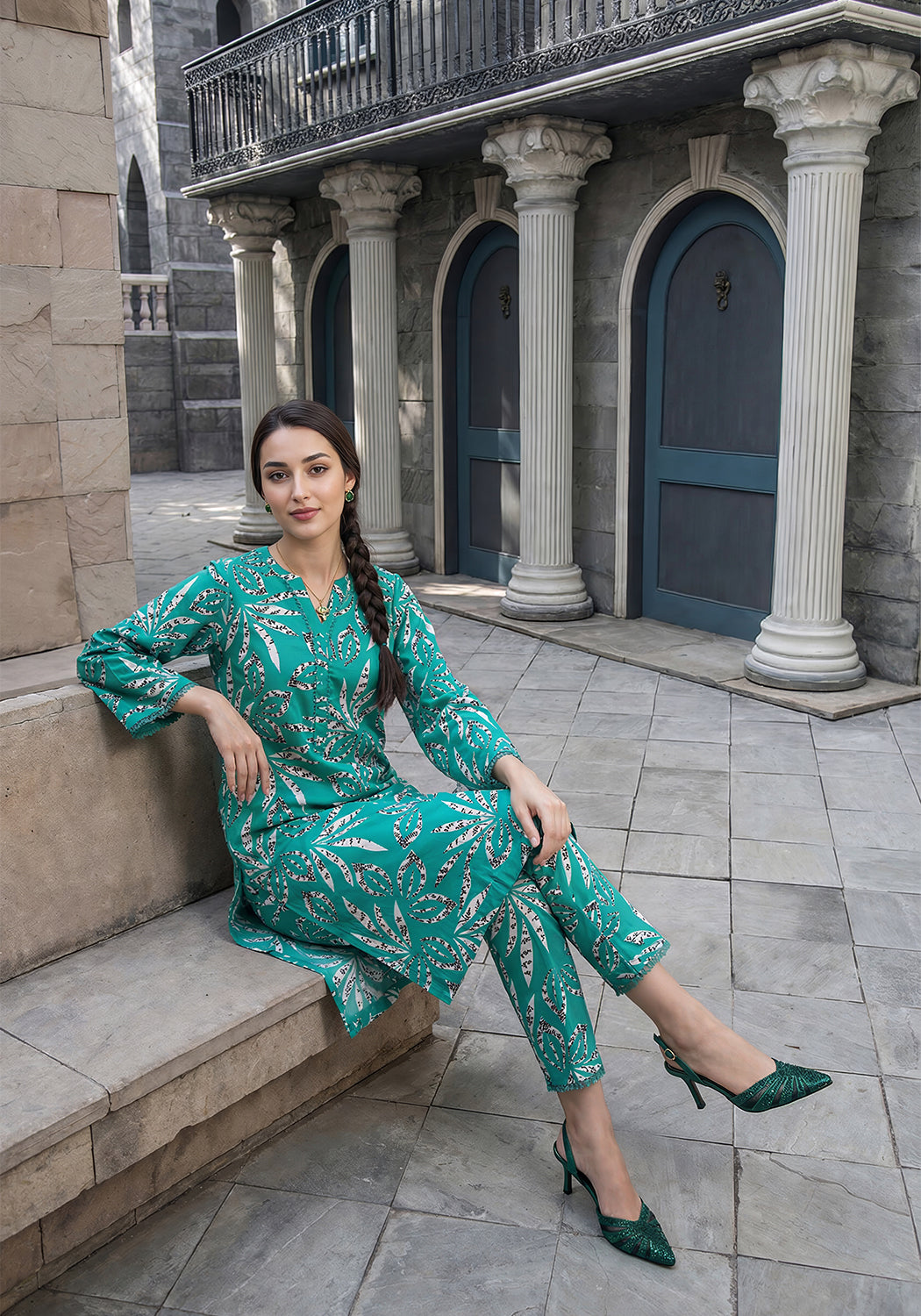 Eden | Stitched 2 PC | Lawn