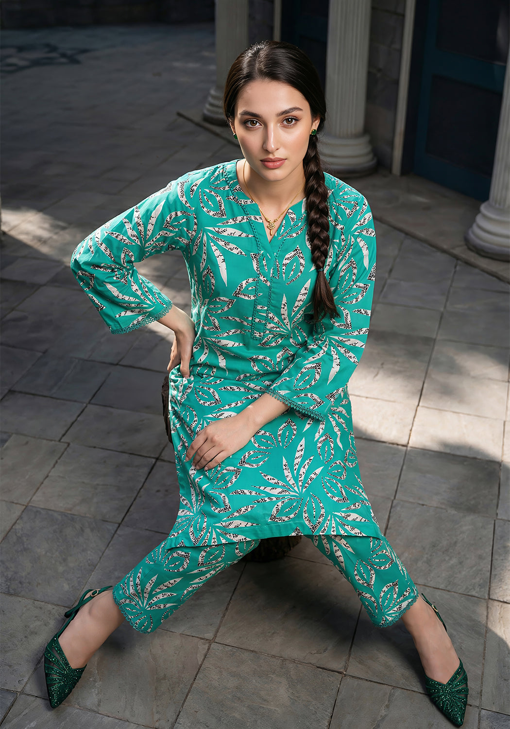 Eden | Stitched 2 PC | Lawn