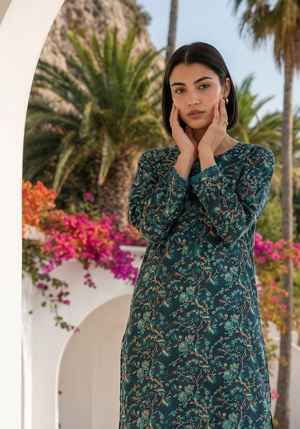 Midnight Aztec | Stitched  2 PC | Lawn