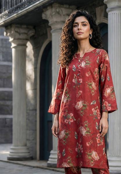 Garnet | Stitched 2 PC | Lawn