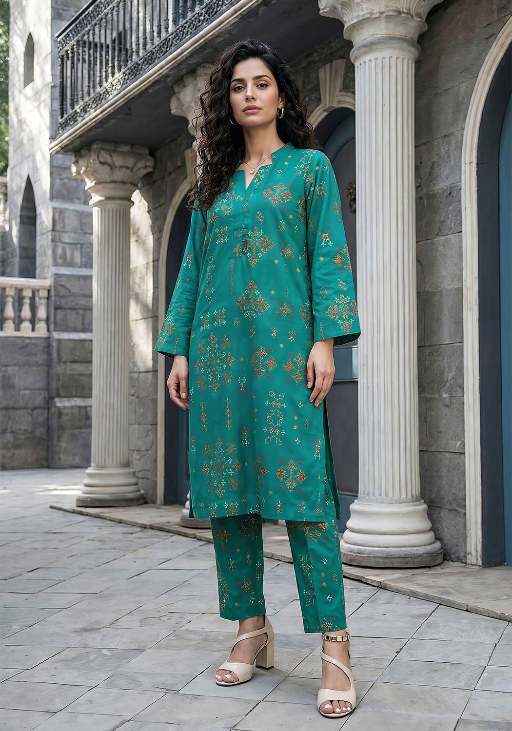 Meadow Spark | Stitched 2 PC | Lawn