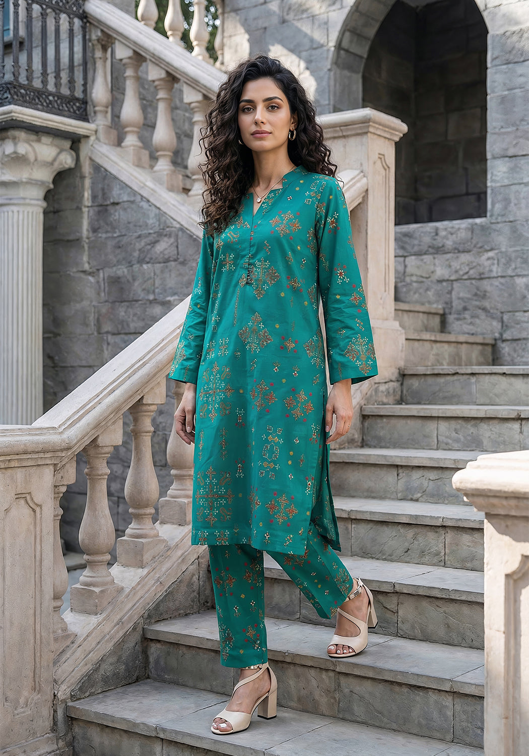 Meadow Spark | Stitched 2 PC | Lawn