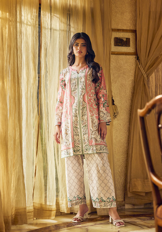 Pink Orchid | Stitched 2 PC | Lawn