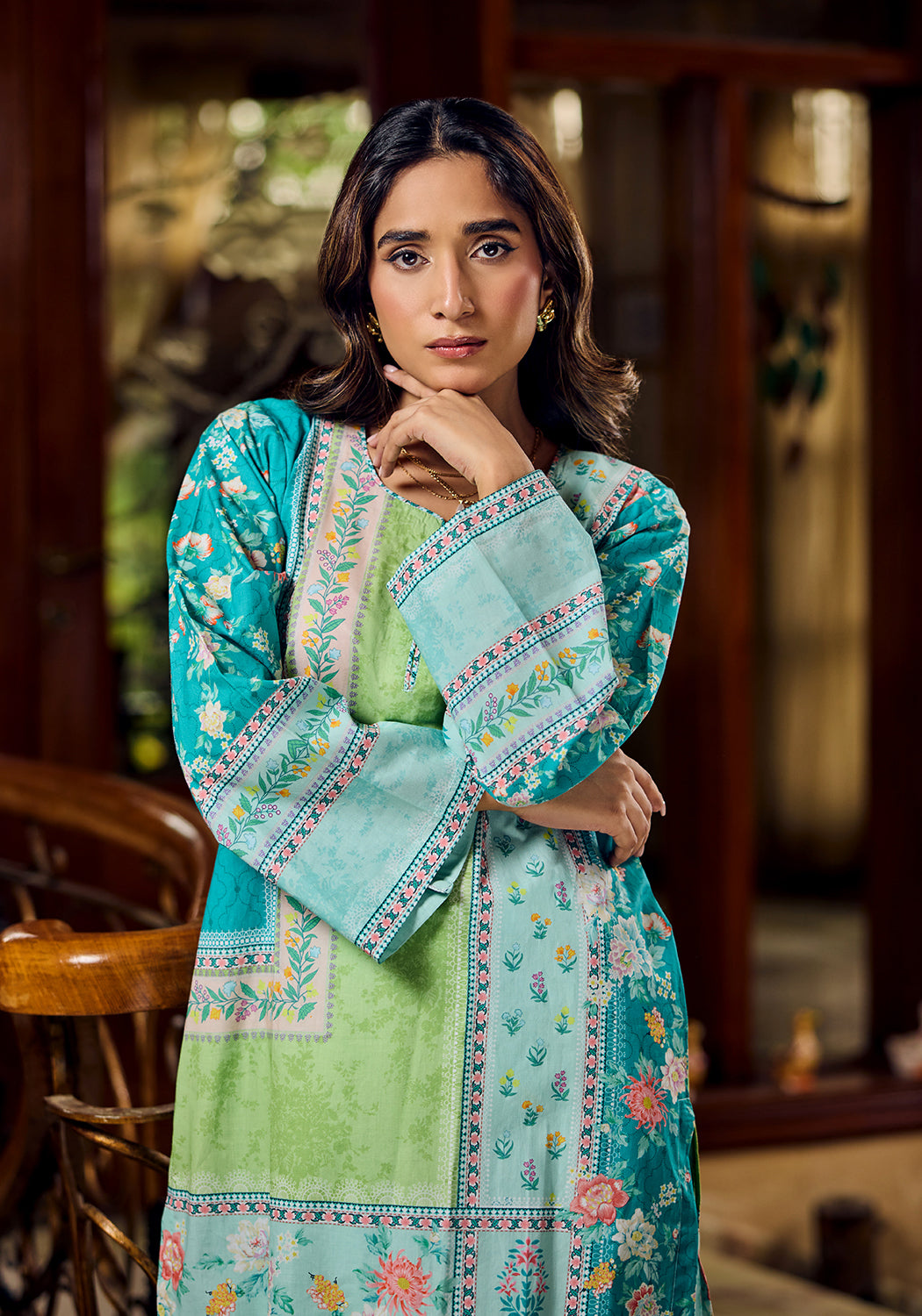 Mint Muse | Stitched 2 PC | Lawn