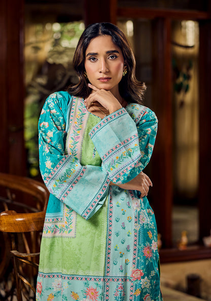 Mint Muse | Stitched 2 PC | Lawn