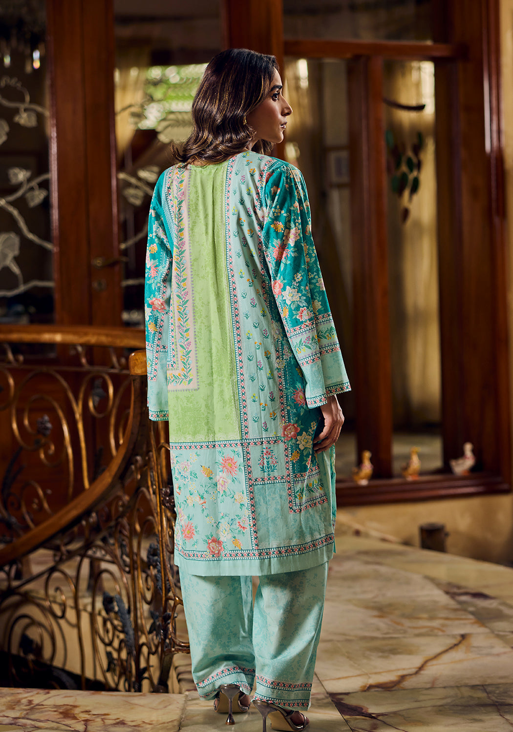 Mint Muse | Stitched 2 PC | Lawn