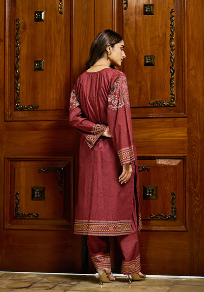 Gul-e-Anar | Stitched 2 PC | Lawn