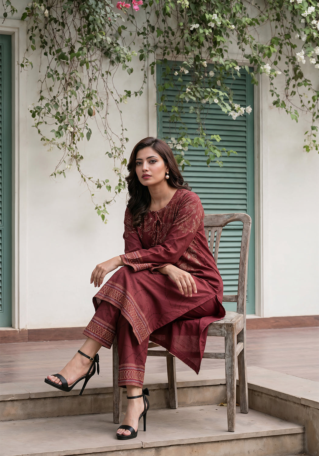 Gul-e-Anar | Stitched 2 PC | Lawn