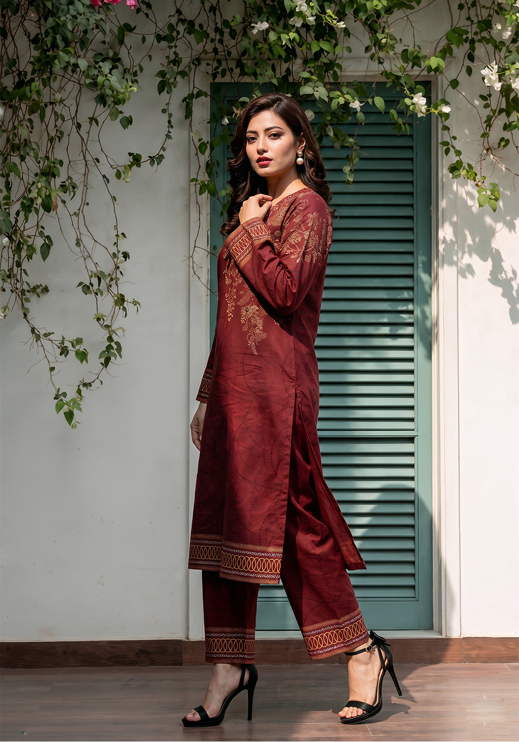 Gul-e-Anar | Stitched 2 PC | Lawn